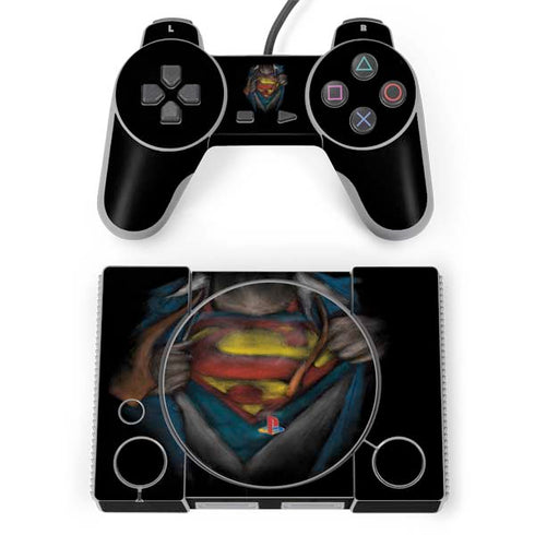 DC Comics Superman Pastel Art PlayStation Classic Bundle Skin