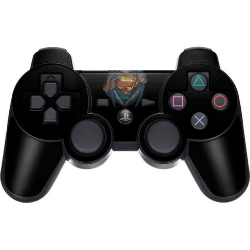 DC Comics Superman Pastel Art PS3 Dual Shock wireless controller Skin