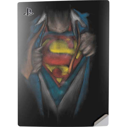 DC Comics Superman Pastel Art PS5 Digital Edition Console Skin