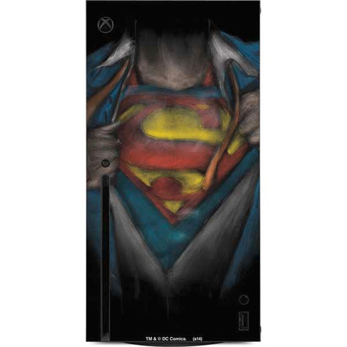 DC Comics Superman Pastel Art Xbox Series X Console Skin