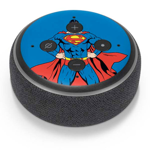 DC Comics Superman Vintage Chest Amazon Echo Dot Skin