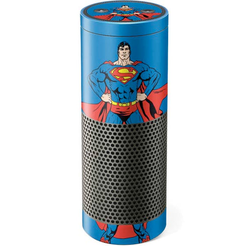 DC Comics Superman Vintage Chest Amazon Echo Skin