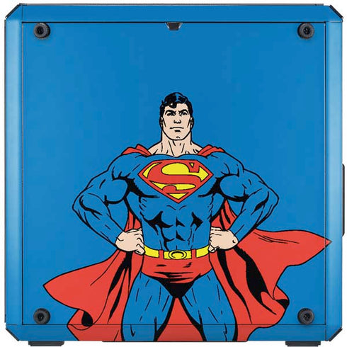 DC Comics Superman Vintage Chest Cooler Master MasterBox Q300L Mini Tower Skin