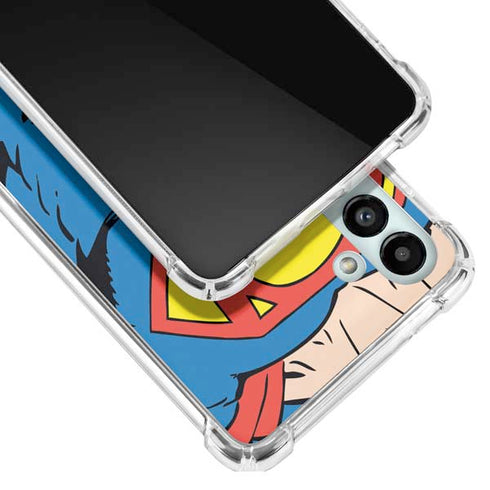 DC Comics Superman Vintage Chest Galaxy A13 5G Clear Case