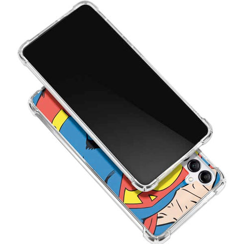 DC Comics Superman Vintage Chest Galaxy A15 5G Clear Case