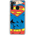 DC Comics Superman Vintage Chest Galaxy A21 Clear Case