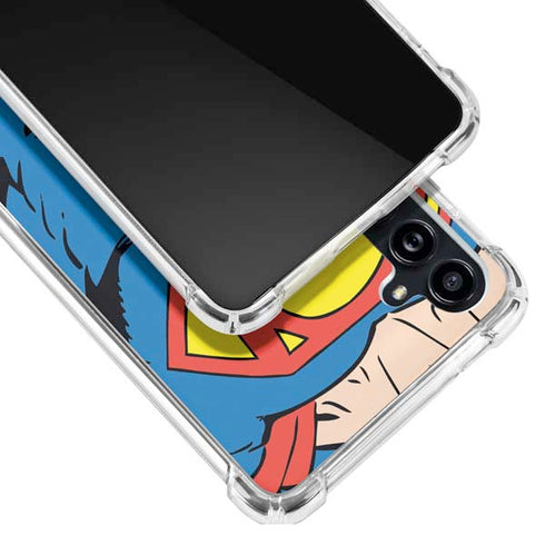 DC Comics Superman Vintage Chest Galaxy A54 5G Clear Case