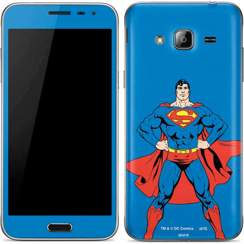 DC Comics Superman Vintage Chest Galaxy J3 Skin