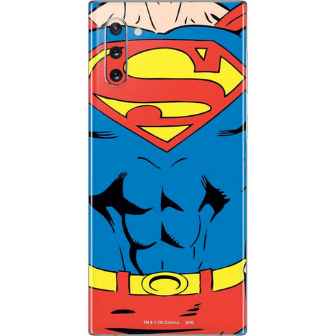 DC Comics Superman Vintage Chest Galaxy Note 10 Skin