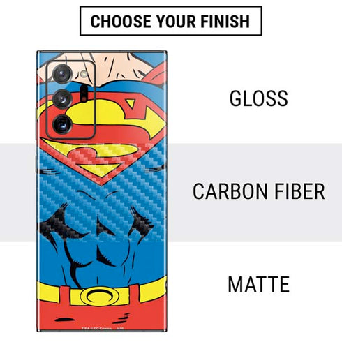 DC Comics Superman Vintage Chest Galaxy Note20 Ultra 5G Skin