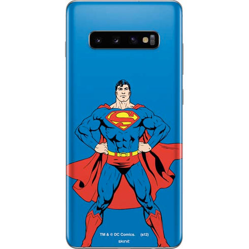 DC Comics Superman Vintage Chest Galaxy S10 Plus Skin