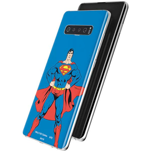 DC Comics Superman Vintage Chest Galaxy S10 Plus Skin