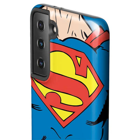 DC Comics Superman Vintage Chest Galaxy S21 FE Pro Case
