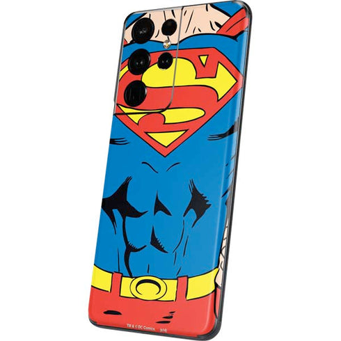 DC Comics Superman Vintage Chest Galaxy S21 Ultra 5G Skin