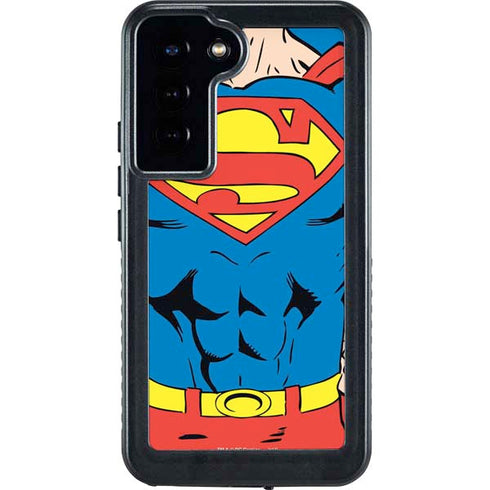 DC Comics Superman Vintage Chest Galaxy S23 Plus Waterproof Case