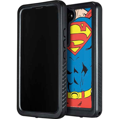 DC Comics Superman Vintage Chest Galaxy S23 Plus Waterproof Case