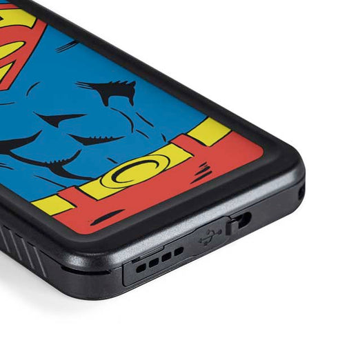 DC Comics Superman Vintage Chest Galaxy S23 Plus Waterproof Case
