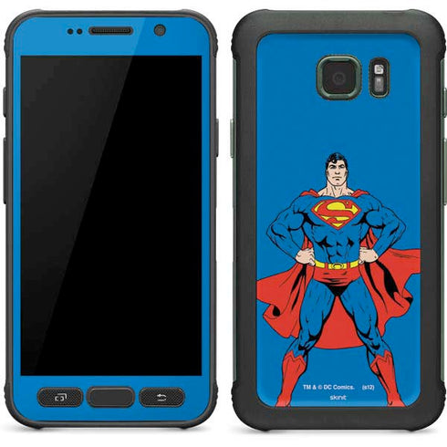 DC Comics Superman Vintage Chest Galaxy S7 Active Skin