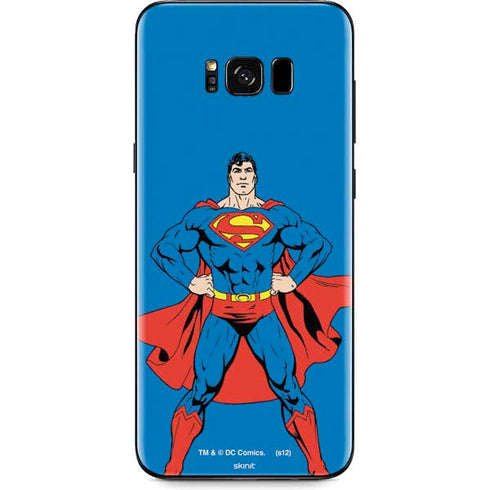 DC Comics Superman Vintage Chest Galaxy S8 Plus Skin