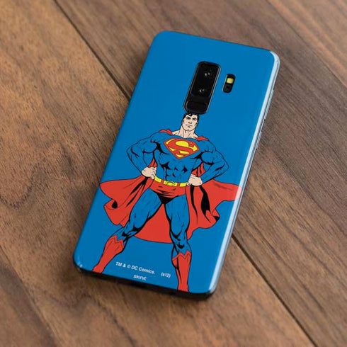 DC Comics Superman Vintage Chest Galaxy S9 Plus Skin