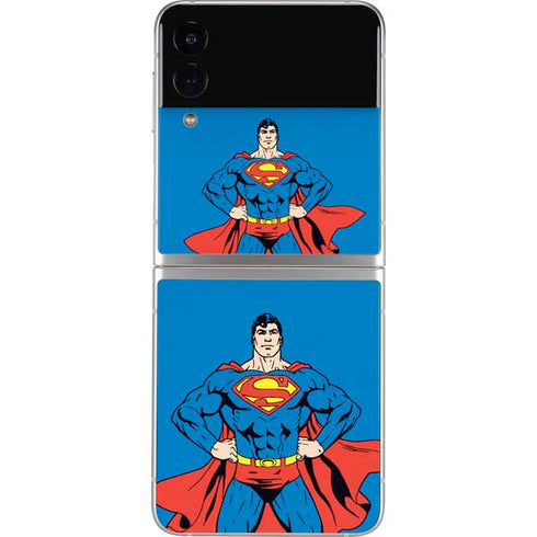 DC Comics Superman Vintage Chest Galaxy Z Flip3 5G Skin