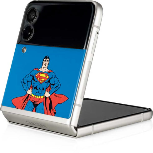 DC Comics Superman Vintage Chest Galaxy Z Flip3 5G Skin