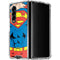 DC Comics Superman Vintage Chest Galaxy Z Fold4 5G Clear Case