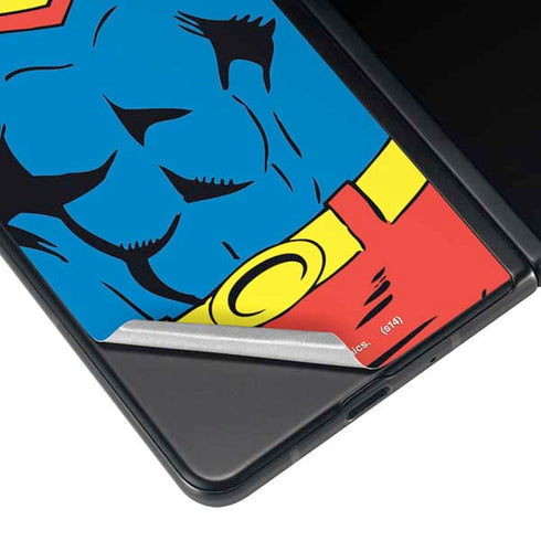 DC Comics Superman Vintage Chest Galaxy Z Fold4 5G Skin