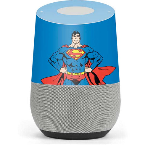DC Comics Superman Vintage Chest Google Home Skin