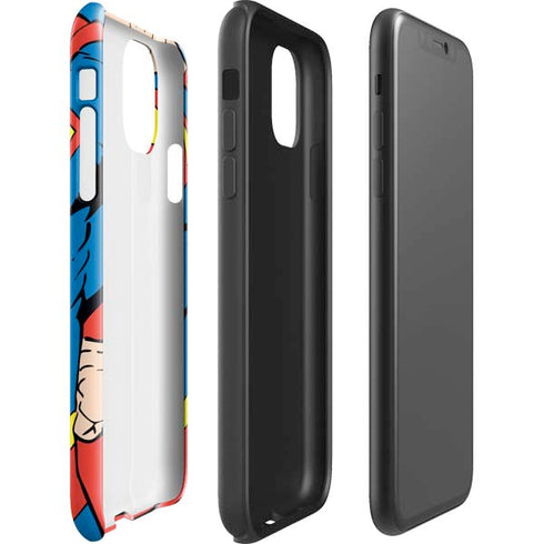 DC Comics Superman Vintage Chest iPhone 11 Impact Case