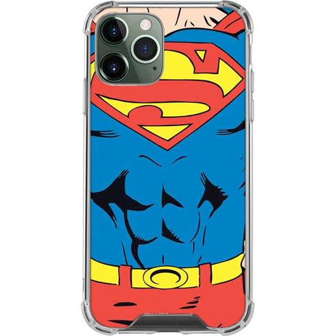 DC Comics Superman Vintage Chest iPhone 12 Pro Clear Case