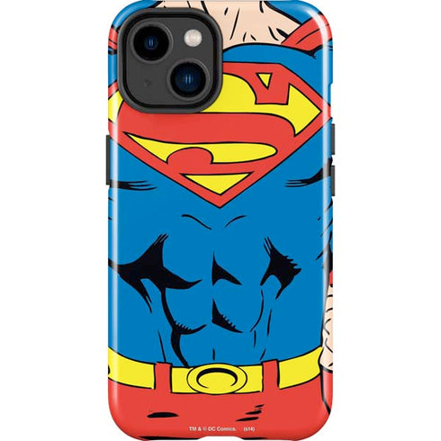 DC Comics Superman Vintage Chest iPhone 14 Plus Impact Case