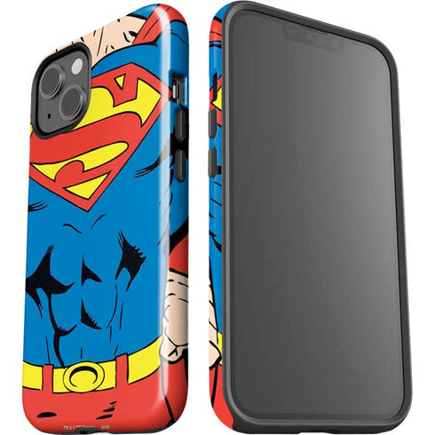 DC Comics Superman Vintage Chest iPhone 15 Plus Impact Case