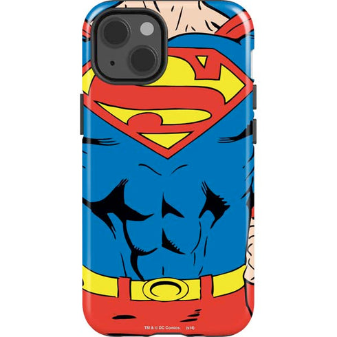 DC Comics Superman Vintage Chest iPhone 14 Impact Case