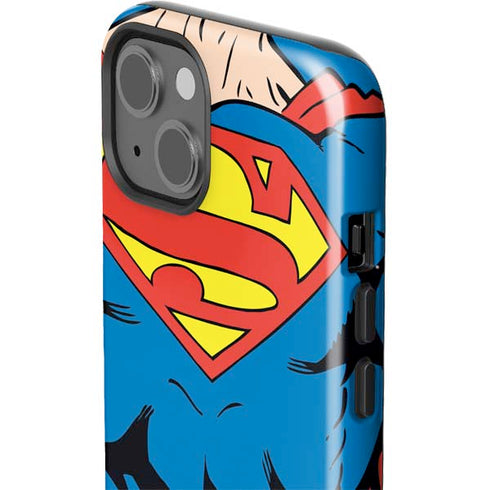 DC Comics Superman Vintage Chest iPhone 14 Impact Case
