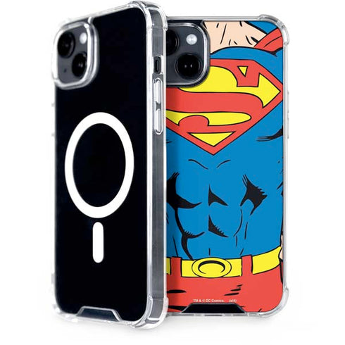 DC Comics Superman Vintage Chest iPhone 14 Plus MagSafe Case