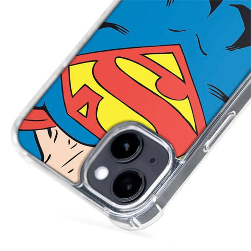 DC Comics Superman Vintage Chest iPhone 14 Plus MagSafe Case