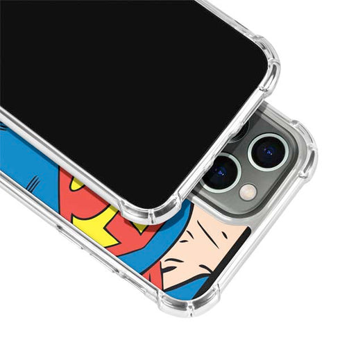 DC Comics Superman Vintage Chest iPhone 15 Pro Clear Case