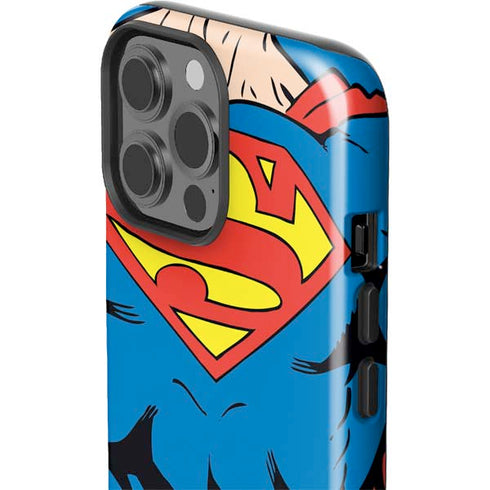 DC Comics Superman Vintage Chest iPhone 15 Pro Max Impact Case