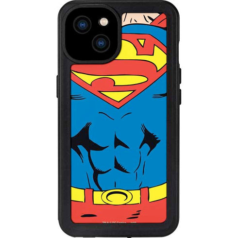 DC Comics Superman Vintage Chest iPhone 15 Plus Waterproof Case