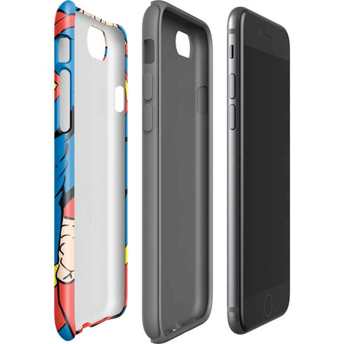DC Comics Superman Vintage Chest iPhone SE (2nd & 3rd Gen) Pro Case