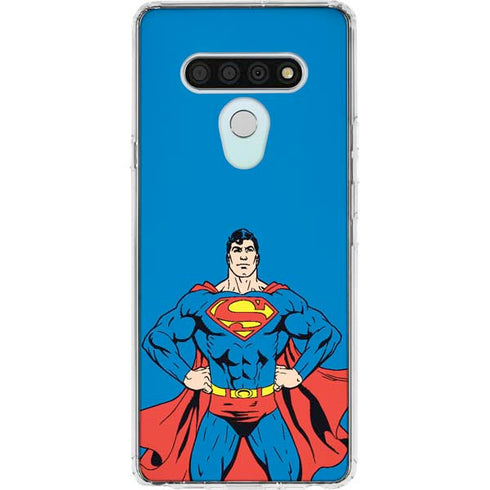 DC Comics Superman Vintage Chest LG Stylo 6 Clear Case