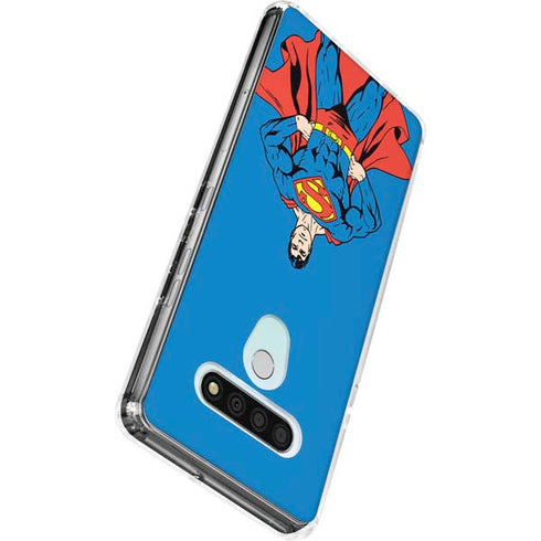 DC Comics Superman Vintage Chest LG Stylo 6 Clear Case