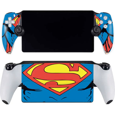DC Comics Superman Vintage Chest PlayStation Portal Remote Player Skin