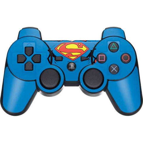DC Comics Superman Vintage Chest PS3 Dual Shock wireless controller Skin