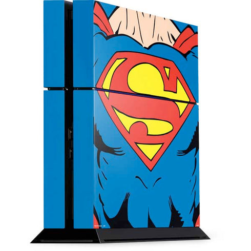 DC Comics Superman Vintage Chest PS4 Console Skin