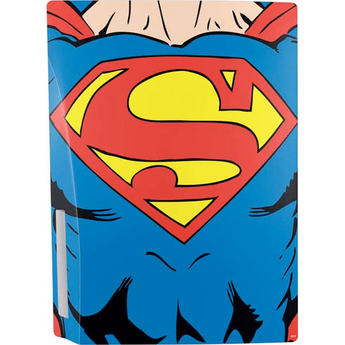 DC Comics Superman Vintage Chest PS5 Console Skin