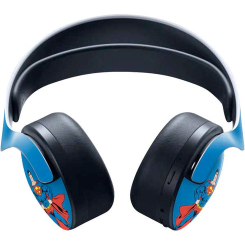 DC Comics Superman Vintage Chest PULSE 3D Wireless Headset for PS5 Skin