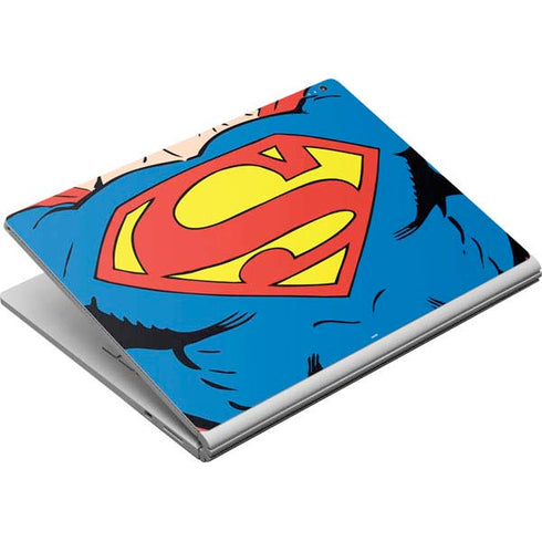 DC Comics Superman Vintage Chest Surface Book Skin