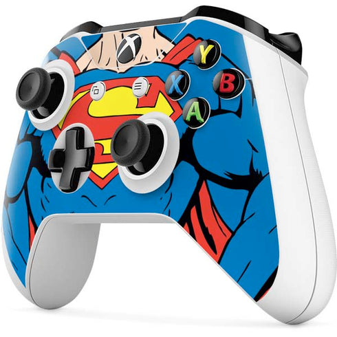 DC Comics Superman Vintage Chest Xbox One S Controller Skin